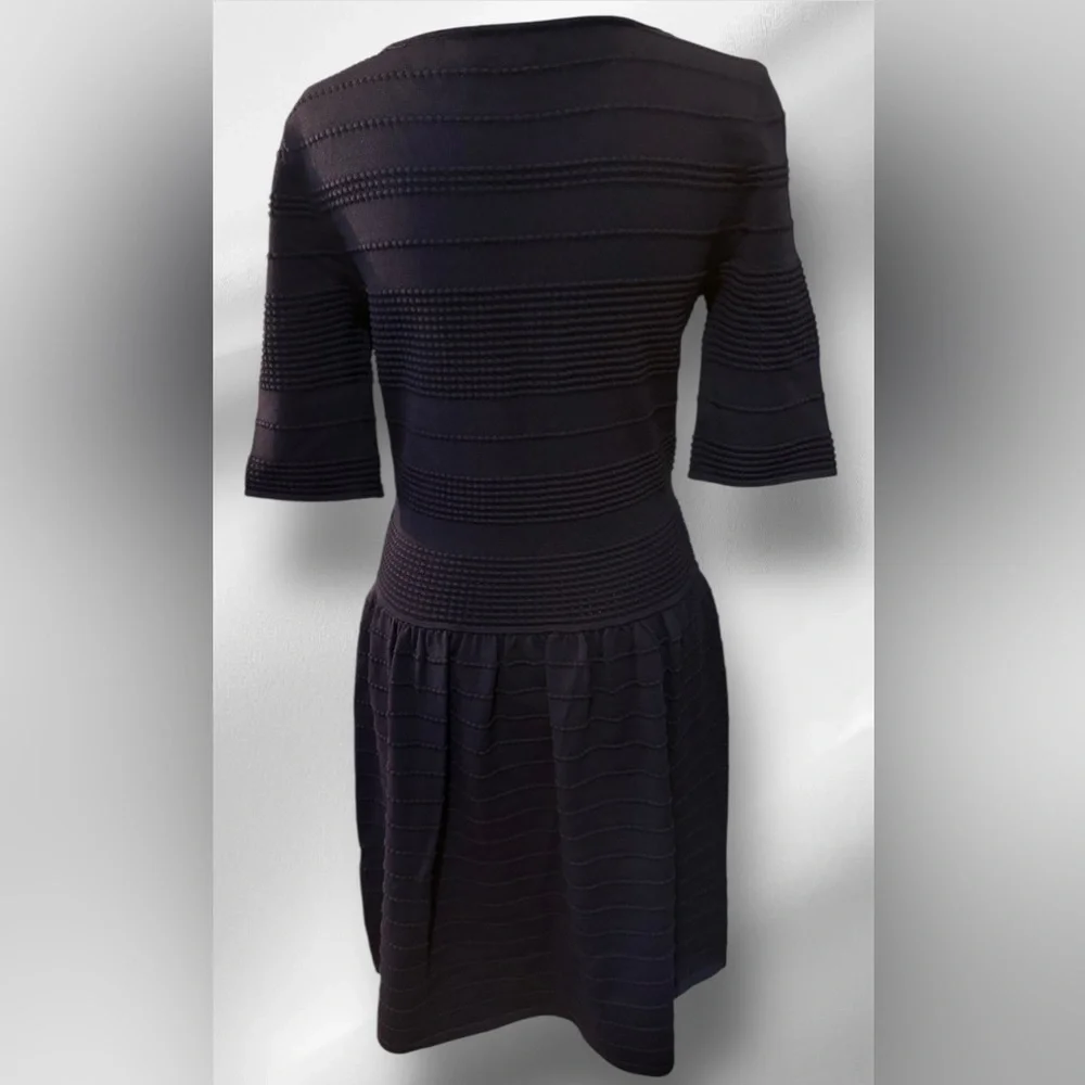Eliza J Elegant Navy Midi Dress